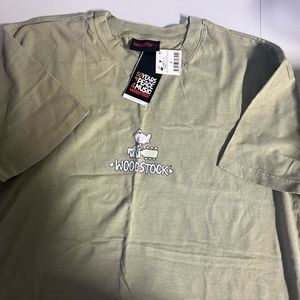Woodstock oversized shirt sz XL graphic tee Sage original rare 50 anniver…